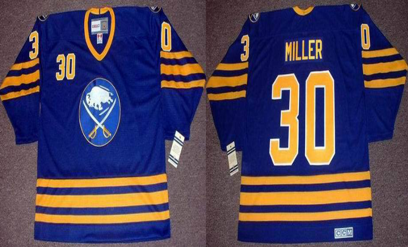 2019 Men Buffalo Sabres #30 Miller blue CCM NHL jerseys